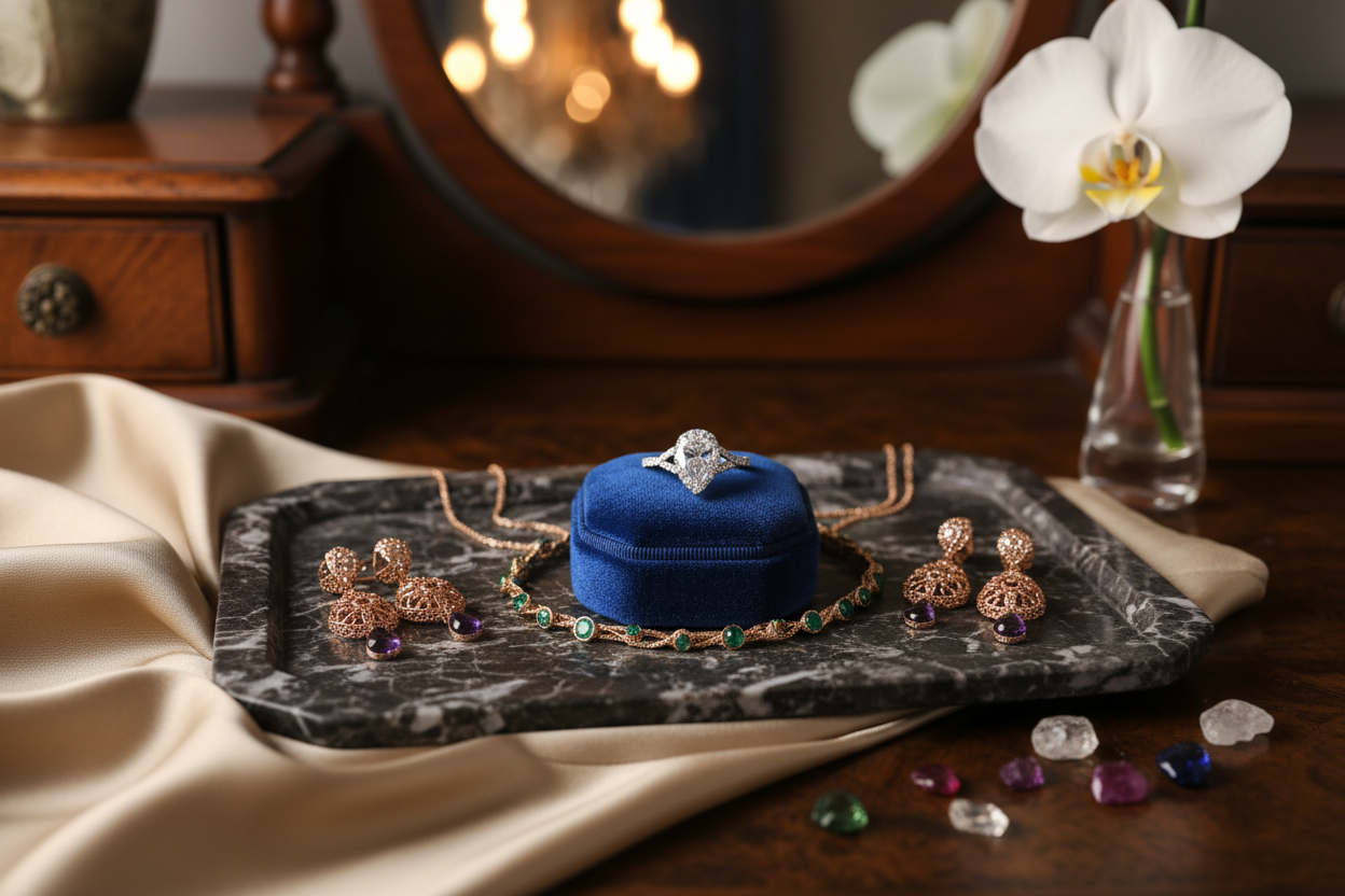 Elegant jewelry photograph